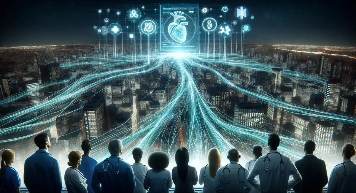 Graph showing after-hours call trends in healthcare