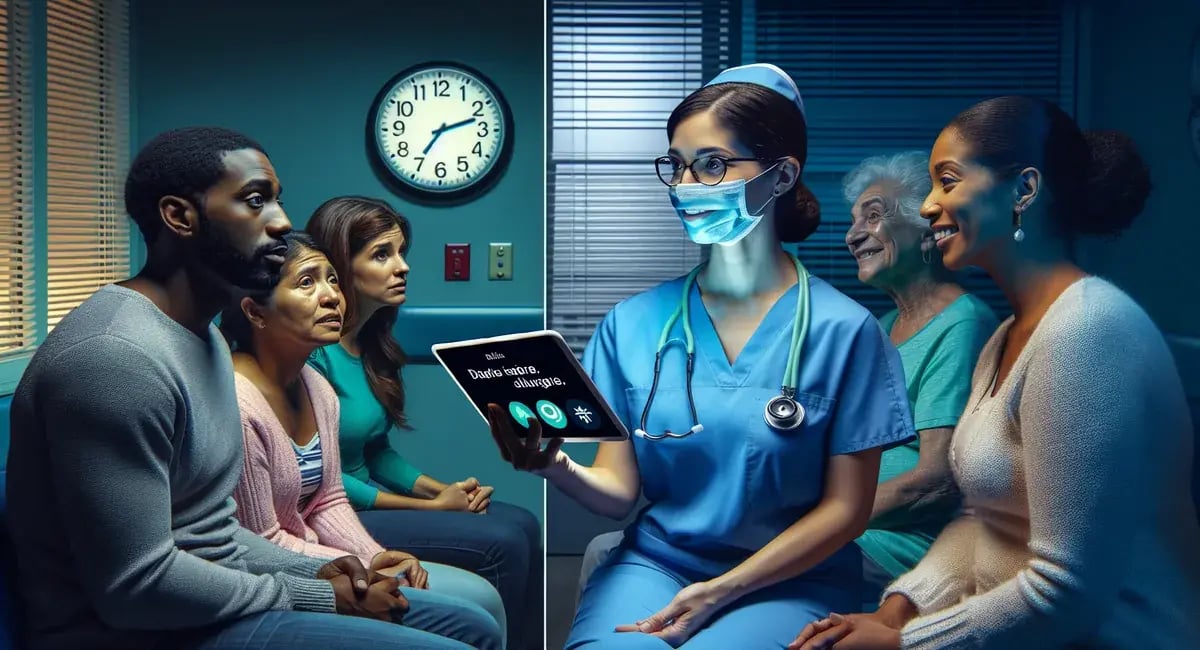 Multilingual patient communication in healthcare setting